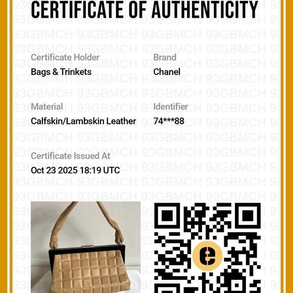 Chanel Vintage Chocolate Bar Frame Pochette Bag - Picture 16 of 16